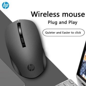 Souris HP S1000 Plus Silencieux USB Sans Fil-noir