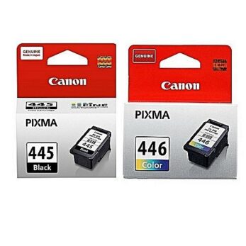 Cartouche D'encre Canon 445 Noir + 446 Couleur