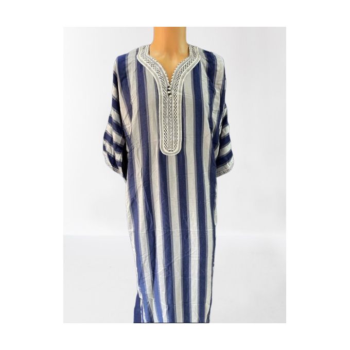 Boubou Marocain Homme - Cou Brodé