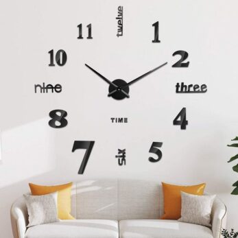 Montre horloge Murale Décor intérieur en 3D