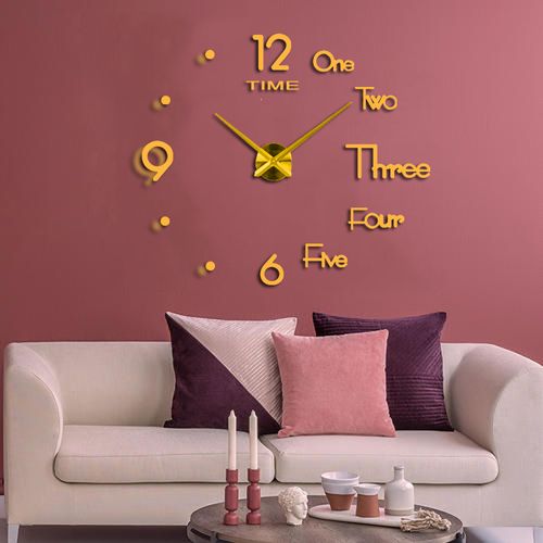 Montre horloge Murale Décor intérieur en 3D