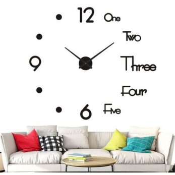 Montre horloge Murale Décor intérieur en 3D