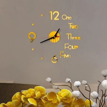 Montre horloge Murale Décor intérieur en 3D