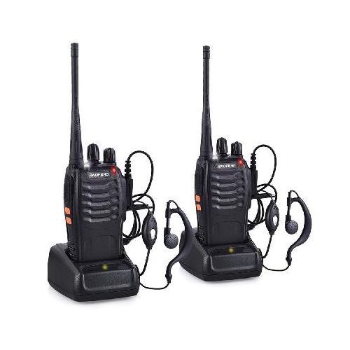 Bf-888s Station De Radio Talkie-walkie UHF 400-470MHz 16CH 888s Avec Antenne - 2pcs