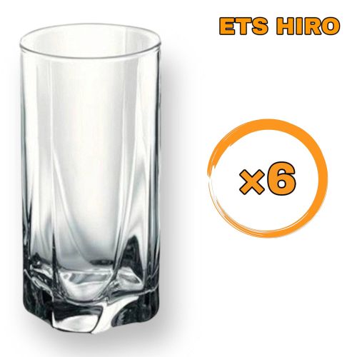 Verre à JUS Eau - 6 Verres