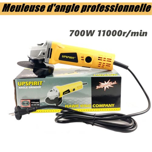 UPSPIRIT 700W Meuleuse D'angle Domestique 100, Broyeur à Main, Machine De Découpe De Qualité Industrielle