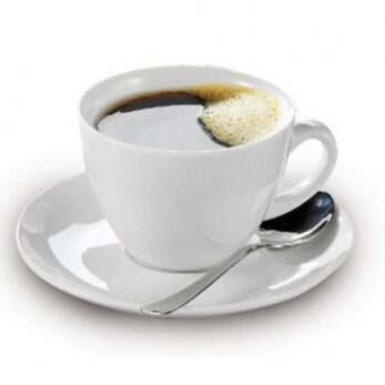 Set De 6 Tasses à Café Express Ou Thé + Sous-Tasse En Porcelaine