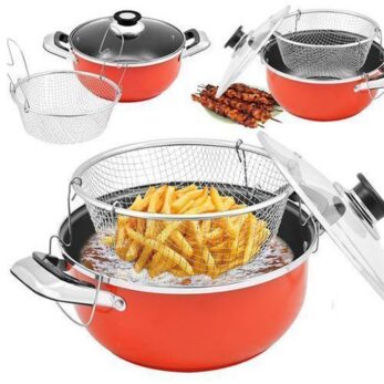 Friteuse En Inox Couvercle En Verre