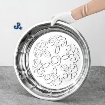 3 plateaux inoxydable