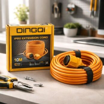 DINGQI Rallonge électrique Prise 1.5mm/3500w 220V .10 M
