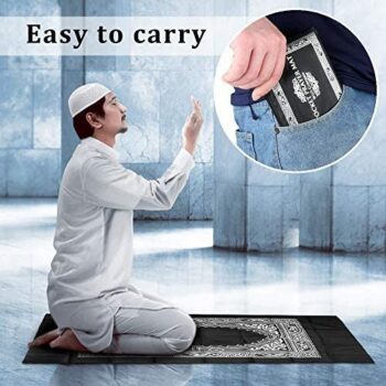 Tapis de prière portatif pour poches