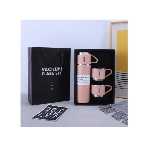 Gourdes Thermos Isotherme Avec 3 Tasses 1 Gourdes Thermos Isotherme Avec 3 Tasses