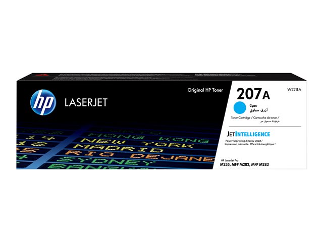 Toner Cartouches HP 207A Cyan bleu