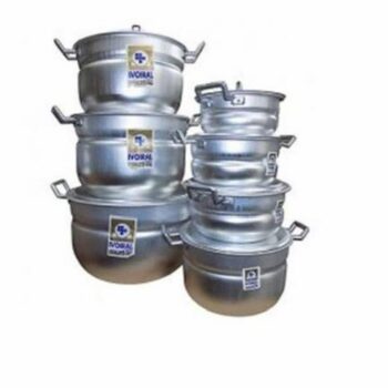 Lot de casseroles en aluminium Ivoiral