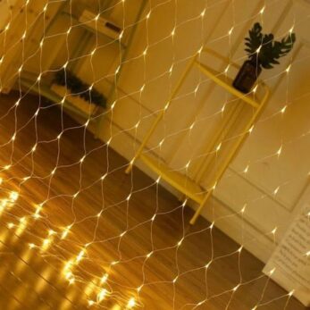 Guirlande lumineuse en rideaux ou Filet