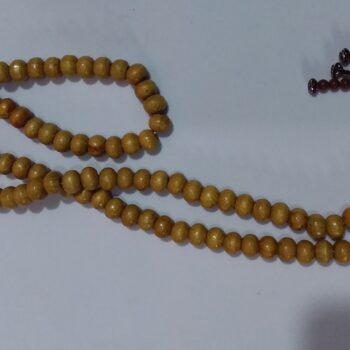 Chapelet (Masbaha) 100 grains en bois traditionnel