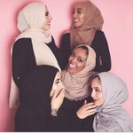 Voile hijab en mousseline