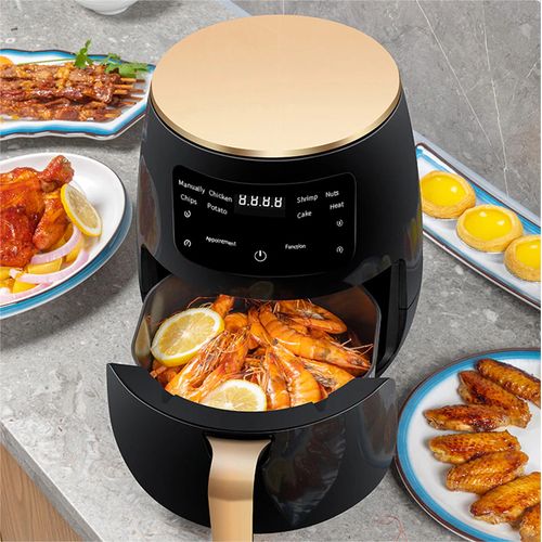 Friteuse à Air Grande Capacité 4,5L, Four électrique, Machine à Frites à écran Tactile Intelligent 4 Friteuse à Air Grande Capacité 4,5L, Four électrique, Machine à Frites à écran Tactile Intelligent – Image 4