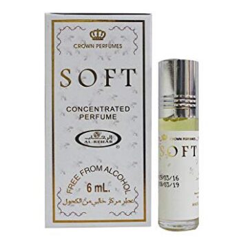 Pack de 6 Musc Parfum Al Rehab Soft 6ml 100% Huile