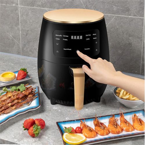 Friteuse à Air Grande Capacité 4,5L, Four électrique, Machine à Frites à écran Tactile Intelligent 5 Friteuse à Air Grande Capacité 4,5L, Four électrique, Machine à Frites à écran Tactile Intelligent – Image 5