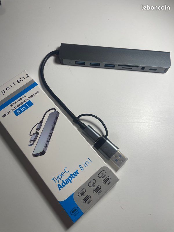 adaptateur multi-ports USB C Pro 8 en 1 – Image 2