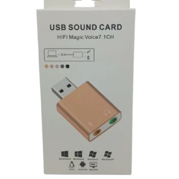 CARTE DE SON USB HIFI MAGIC VOICE 7.1 CH – Image 2