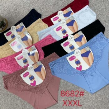 Lots de 6 culotte très romantique
