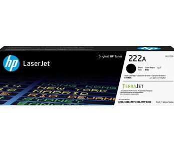 HP 222A BLACK.- Noir