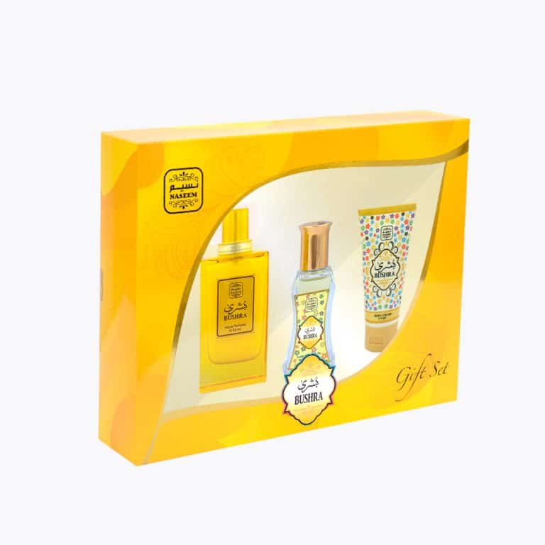 coffret kit de parfum Bushra