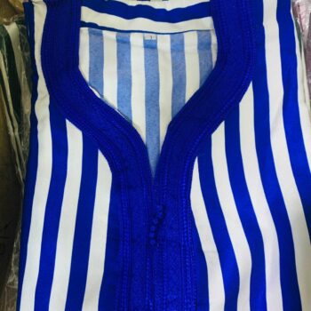Boubou Marocain Homme – Cou Brodé