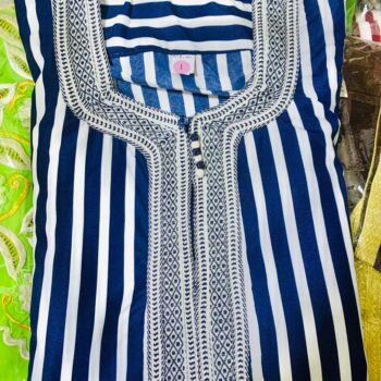 Boubou Marocain Homme – Cou Brodé