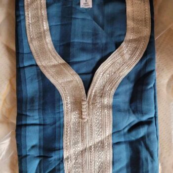 Boubou Marocain Homme – Cou Brodé