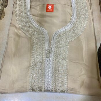 Boubou Marocain Homme – Cou Brodé