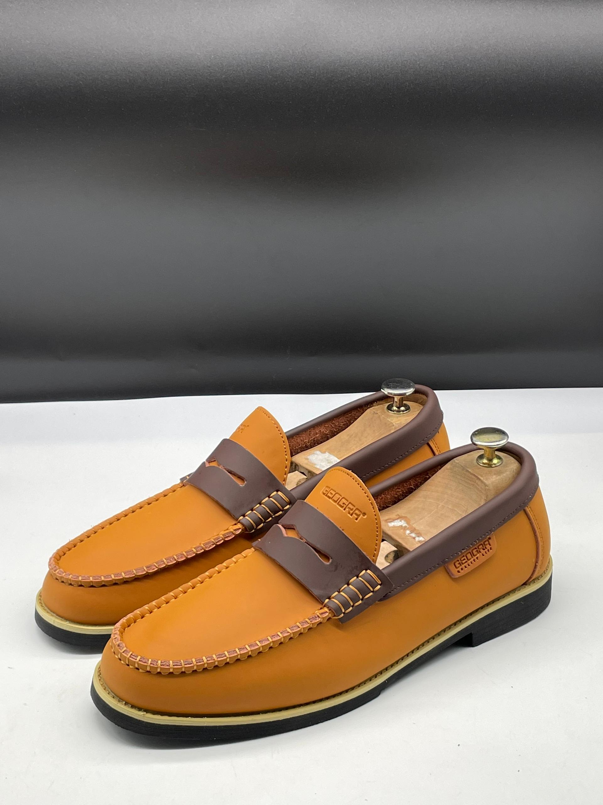 Mocassin baladeuse geogra - jaune pâle
