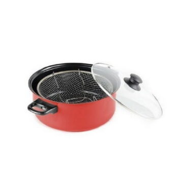 Friteuse avec couvercle vitré 26 Cm