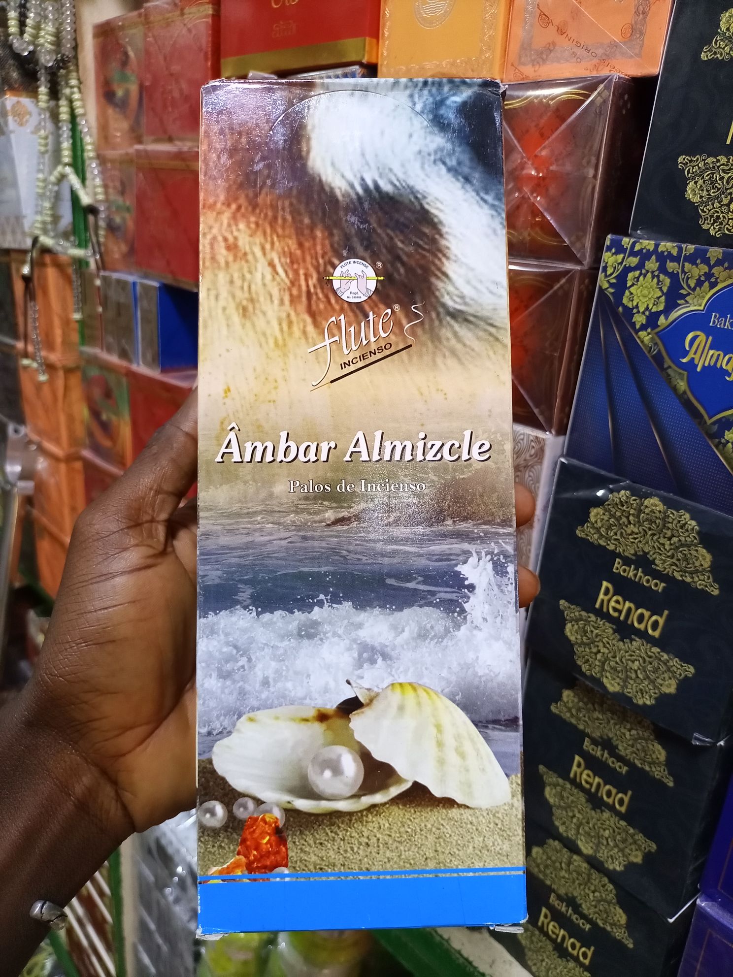 Encens Ambrée Musk / Amber Musk 120 bâtonnets