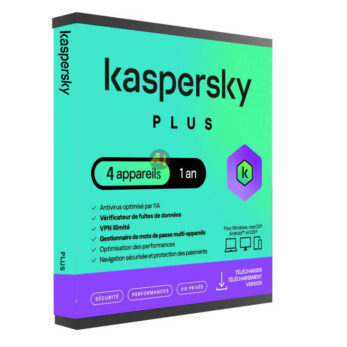 KASPERSKY PLUS 4 POSTES 1AN