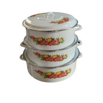 Lot de 3 soupières format plat 97/10