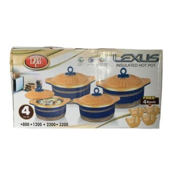 Lot de 4 soupières garde au chaud