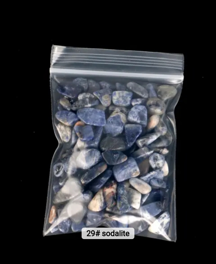 Pierre précieuse naturelle Sodalite