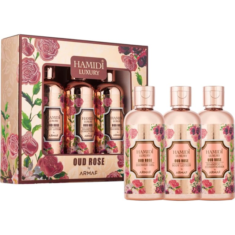 Hamidi Luxury Rose Oud Coffret cadeau 3 pièces