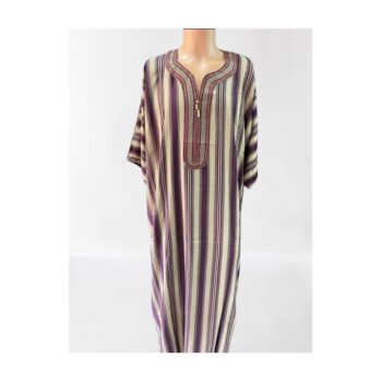 Boubou Marocain Homme - Cou Brodé
