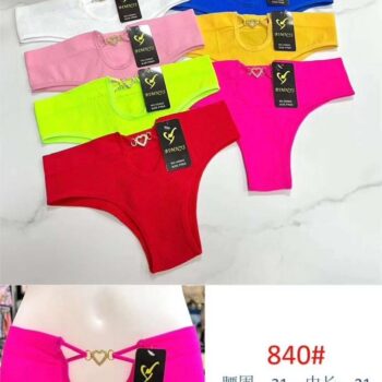 Adorable culotte très séduisante 6 Pcs