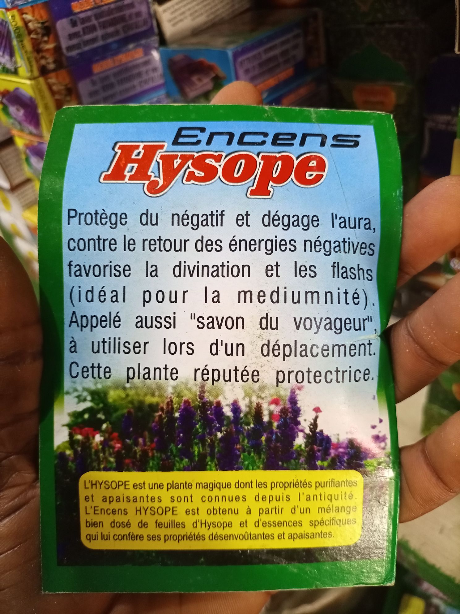 Encens poudre de Hysope 30 grammes – Image 2