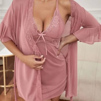 Chic Gillet & robe très confortable - robe de chambre