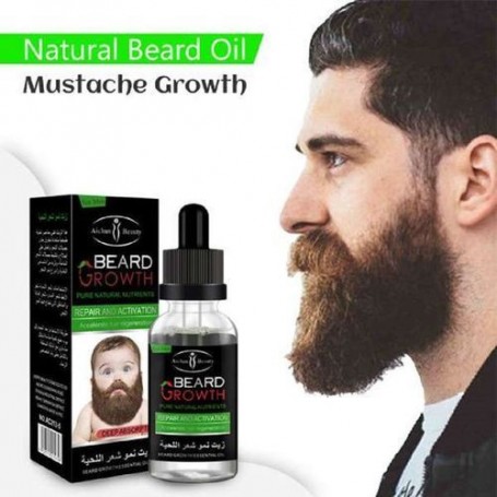 huile essentiel pour la pousse de la barbe 30ml