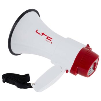 Mégaphone Rechargeable – 30W – Blanc Rouge