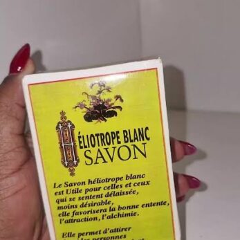 Savon héliotrope blanc