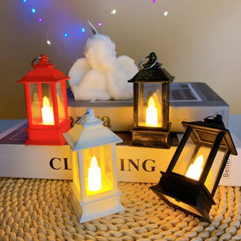 Lot de 12 Mini lanterne déco