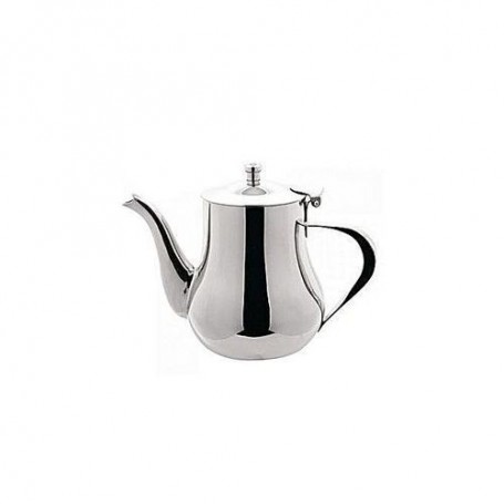théière - haute qualité en inox - 0.4l - argent